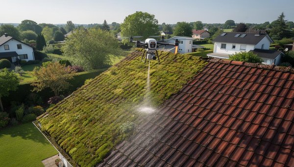 Le démoussage de toiture par drone : une innovation pour l'entretien efficace